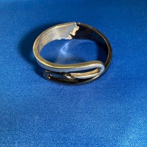 Sterling  Silver Hinged made in Mexico bracelet